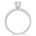 thumbnail image 2 of 14k White Gold 0.71ct TDW Round-cut GIA Certified Diamond Solitaire Engagement Ring (I,SI1), 2 of 7