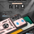 thumbnail image 2 of Samsung Galaxy A53 5G Case, Galaxy A53 5G Phone Case with HD Screen Protector, Heavy Duty Shockproof Phone Cover with Magnetic Kickstand Ring for Samsung A53 5G, Rose Gold, 2 of 14