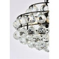 thumbnail image 4 of Pemberly Row 14" Contemporary Iron and Crystal Pendant in Black, 4 of 8