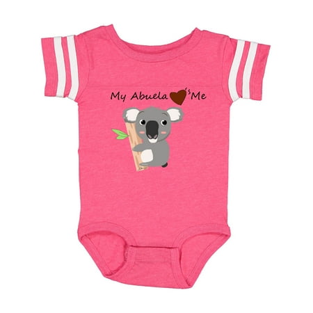 

Inktastic Koala (abuela loves me) Gift Baby Boy or Baby Girl Bodysuit