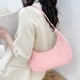 thumbnail image 1 of Bolsa Moda mujer Color puro Mini axilas Hobos bolsas bolso de mano con asa superior (rosa) JShteea Para Estrenar, 1 of 9