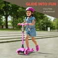 thumbnail image 2 of Red  3 Wheel Scooter for Kids – LED Light- Wheels, Adjustable Handlebar, Anti-Slip Deck, Smooth PU Wheels, 2 of 6