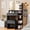 Upgraded Vanity with Bench & Outlets - Black, variant on 26.4" Small Makeup Vanity Set with Mirror and Lights, NEORIVER Modern Vanity Desk with Bench and Power Outlets