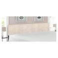 thumbnail image 2 of Faux Suede Headboard, Digitally Printed Weathered Texture, Upholstered Decorative Metal Bed Headboard with Memory Foam for Dorm and Bedroom Accent Furniture, Ivory, King, by Ambesonne, 2 of 3