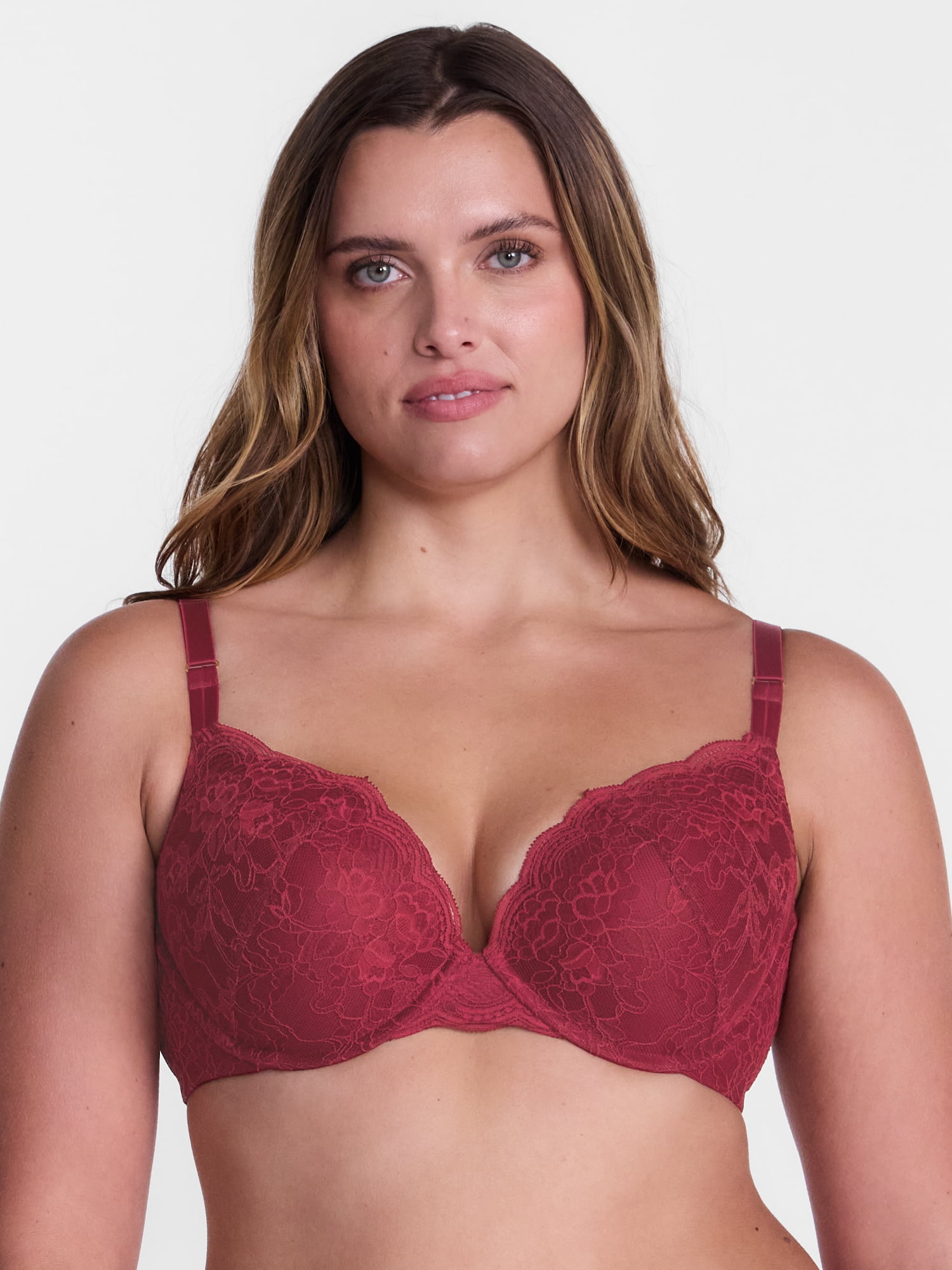 Joyspun Women's Lace Push Up Bra, Sizes 34A-40D