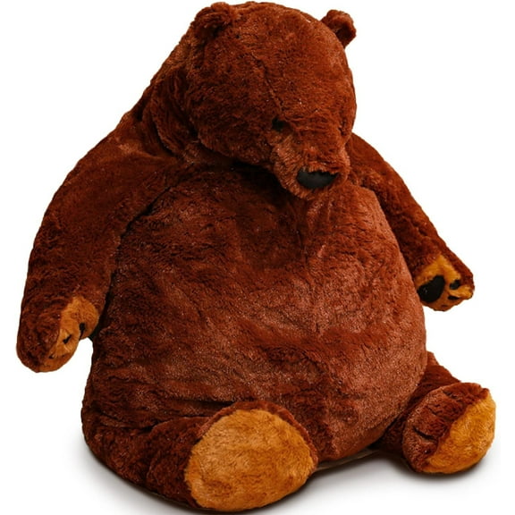Djungelskog Bear Plush Toy - Soft and Cuddly (39.4 inches, Brown) - Perfect for Kids and Adults
