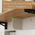 thumbnail image 5 of ASTRONAPE Rolling Mobile Kitchen Island Cart Bar with Desktop Drop Leaf Countertop, Island Table Storage Cart with 5 Wheels, Rolling Kitchen Cabinet with Power Socket and Towel Rack (Ver 2.), 5 of 9