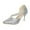 Silver High Heels Shoes, variant on Women's High Heels Rhinestone Wedding Shoes Casual Fashionable Sparkling Comfortable Two-way Wear Summer Fall Stylish Footwear