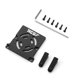 thumbnail image 2 of Asiento fijo de placa de acero duradera Tholdsy RCGOFOLLOW Negro, 2 of 6