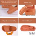 thumbnail image 2 of Women's Thick Platform Cloud Slippers Yellow Orange orange, 2 of 5