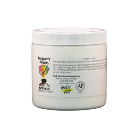 Handy Art Designer's Palette Artist Acrylic 16 ounce, Matte Medium
