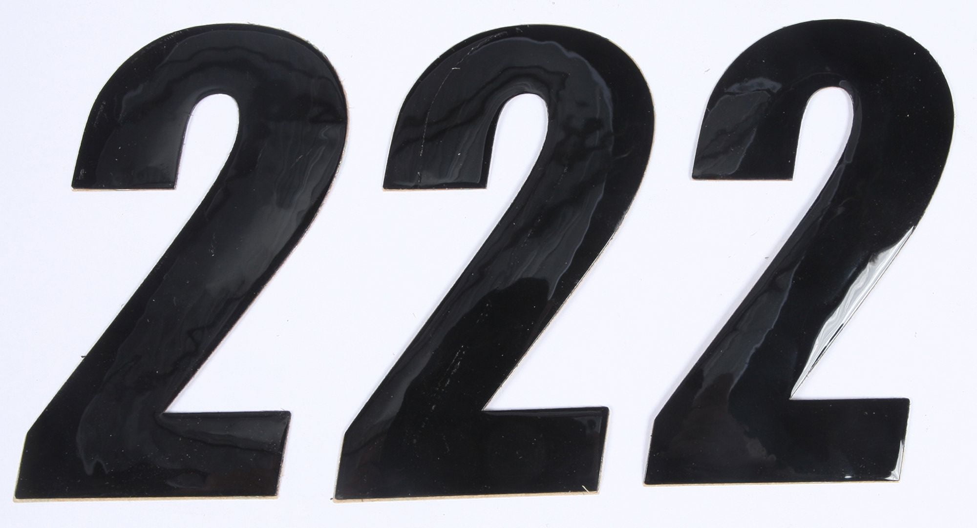 Individual Numbers 4in. - No.2 - Black