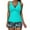Light Blue, variant on asdoklhq Womens Bathing Suits Tankini Tops for Women Loose Fit Womens Print Swimsuits Bandage Bathing Suits Roudn Neck Blackless Swimwear Light Blue 2X