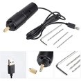 thumbnail image 4 of Mini Perceuse Électrique Portable USB DC 5V avec 3 Bits pour Outils de Perceuse à Main DIY 0.7-1.2mm, 4 of 5