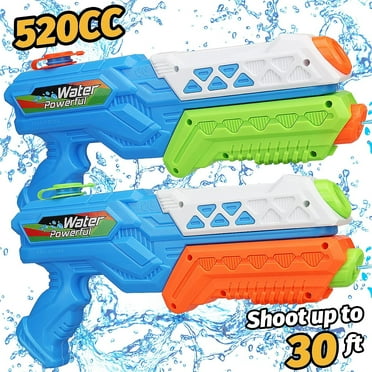 TOY Life Water Guns for Kids - 520cc Squirt Guns, 2 Pack Super Soaker Water Gun, Water Blaster Leakproof Pool Water Guns Squirt Guns for Kids, Toddlers, Adults, Summer Outdoor Toys for Kids