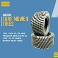 thumbnail image 3 of Justubes 🚜 Two 23x10.50-12 Lawn Tractor Turf Tires 4 Ply Heavy Duty 23x1050-12 💪, 3 of 6