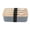 Gray, variant on Mareep Japanese Style Double Layer Bento Box with Bamboo Lid, Compartment Plastic Lunch Container with Cutlery for Office Workers