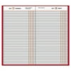 Ataglance SD37713 Standard Diary Recycled Daily Journal, Red, 7 11/16" x 12 1/8"