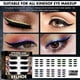 thumbnail image 2 of 4 pares 2 en 1 delineador de ojos reutilizable y pegatinas de pestañas maquillaje delineador de ojos pegatina de pestañas autoadhesivo brillo delineador de ojos pegatinas brillantes, 2 of 6