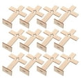 thumbnail image 2 of 12 cruces de madera para manualidades, cruces de pie, cruces de base, centros de mesa para exteriores, iglesias, decoración del hogar, mesas, cruces religiosas, 2 of 8