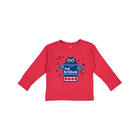 

Inktastic Robot Brother Gift Toddler Boy Girl Long Sleeve T-Shirt