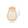 thumbnail image 4 of Miangastore Pendant Light Woven Lampshade Light Fixture for Home Restaurant (Bulb Not Included), 4 of 8