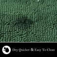 thumbnail image 4 of Bath Rugs 2 Piece Set Deep Green 20''×20''U-Shape+20''×32'' Use Case, 4 of 9