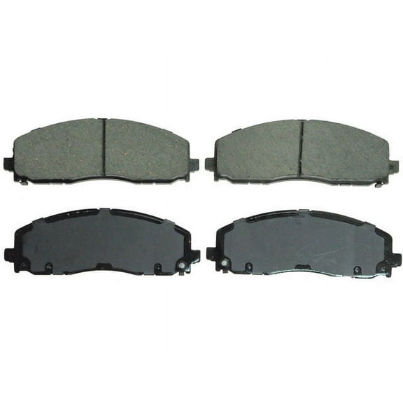 Front Brake Pad Set - Compatible with 2009 - 2020 Dodge Journey 2010 2011 2012 2013 2014 2015 2016 2017 2018 2019