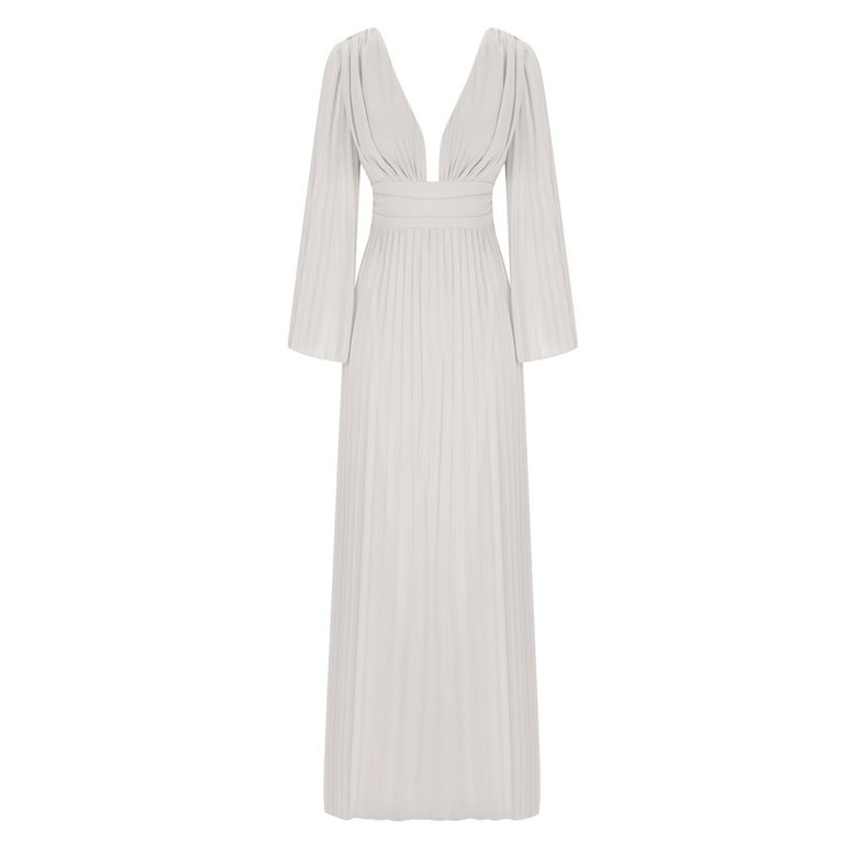 chinese dress ladies Princess Polly Women's Lukea Long Sleeve Minidress - White