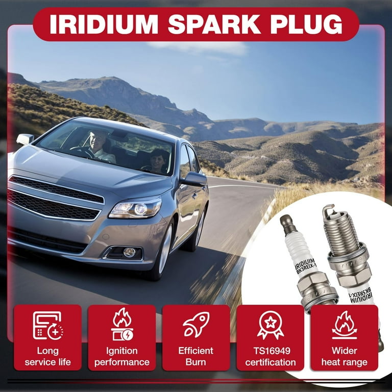V7402 Spark Plugs (Pack Of 6) - BKR5EGP 7090 G-Power For Kia, Hyundai, Isuzu, Nissan, Volkswagen