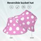thumbnail image 2 of Balery Purple And White Polka Dot Sombreros para el sol para hombre y mujer, sombrero de pescador con UPF 50+, 2 of 6