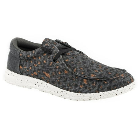 

Roper Womens Hang Loose Leopard Lace Up Sneakers Shoes Casual
