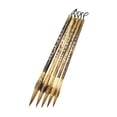 thumbnail image 1 of GUOOL 5 Pieces Chinese Brushes Beginners Professional Painting Brushes Brown, 1 of 9