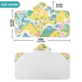 thumbnail image 4 of Yayeee Kids Hooded Towels Toddler Soft Absorbent Beach Bathing Wrap 50" x 23.5", Yellow Mountains, 4 of 5