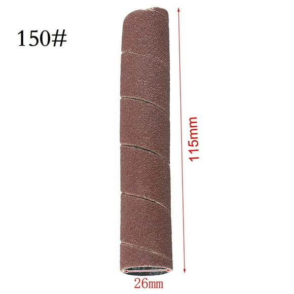 BTOER 1x Grits Spindle Sanding Sleeves/ For Oscillating Sander 80/120/240 Grit /Sanding Belt Sandpaper For Metal Woodworking Polishing