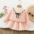 thumbnail image 2 of Zshosam Girls Winter Clothes Toddler Baby Girl Outfit Embroidery Sweatshirt Tulle Skirt Fall Clothes Set Size 2T 3T,(Pink 2-3 Years), 2 of 4