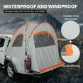 thumbnail image 3 of Pickup Truck Tent Waterproof PU2000mm Double Layer for 2 Person Portable Truck Bed Tent, 5.6'-5.8' Camping Preferred - Orange, 3 of 7