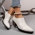 thumbnail image 4 of Quaouag Loafers for Women Dress Shoes Slip On Shoes Low Heel Casual Work Office Dressy Shoes, 4 of 7