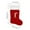 I, variant on HongHeng Monogram Embroidered Letter Christmas Stocking Soft Velvet with White Plush Cuff Embroidered Personalize Double Christmas Sock for Family Holiday Decoration Hanging