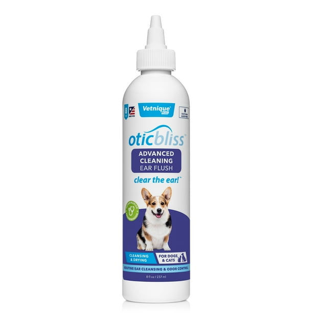 Oticbliss Advanced Cleaning Ear Flush for Dogs & Cats with Odor Control