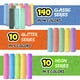 thumbnail image 2 of Tiza para aceras, diseños de cebra gorda, 160 unidades, 14 colores, 10 purpurinas y 10 neón, 2 of 7