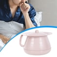 thumbnail image 1 of BELOVING Portable Spittoon Bedside Urinal with Handle Multipurpose with Lid Toilet Urinal Pink, 1 of 8