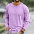 thumbnail image 5 of Yongwang Mens Long Sleeve Shirt Crew Neck Top Athletic Breathable Casual Basic Top for Sports Gym, 5 of 5