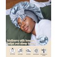 thumbnail image 2 of Gorro de seda AWAYTR 100% seda de morera para mujer, 2 of 6