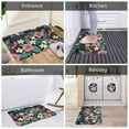 thumbnail image 6 of Uemuo Green Tropical Leaves Printed Door Mat Indoor Doormat 16"x24",Front Back Door Mats Non Slip Entrance Rugs,Inside Doormats for Entryway, 6 of 9