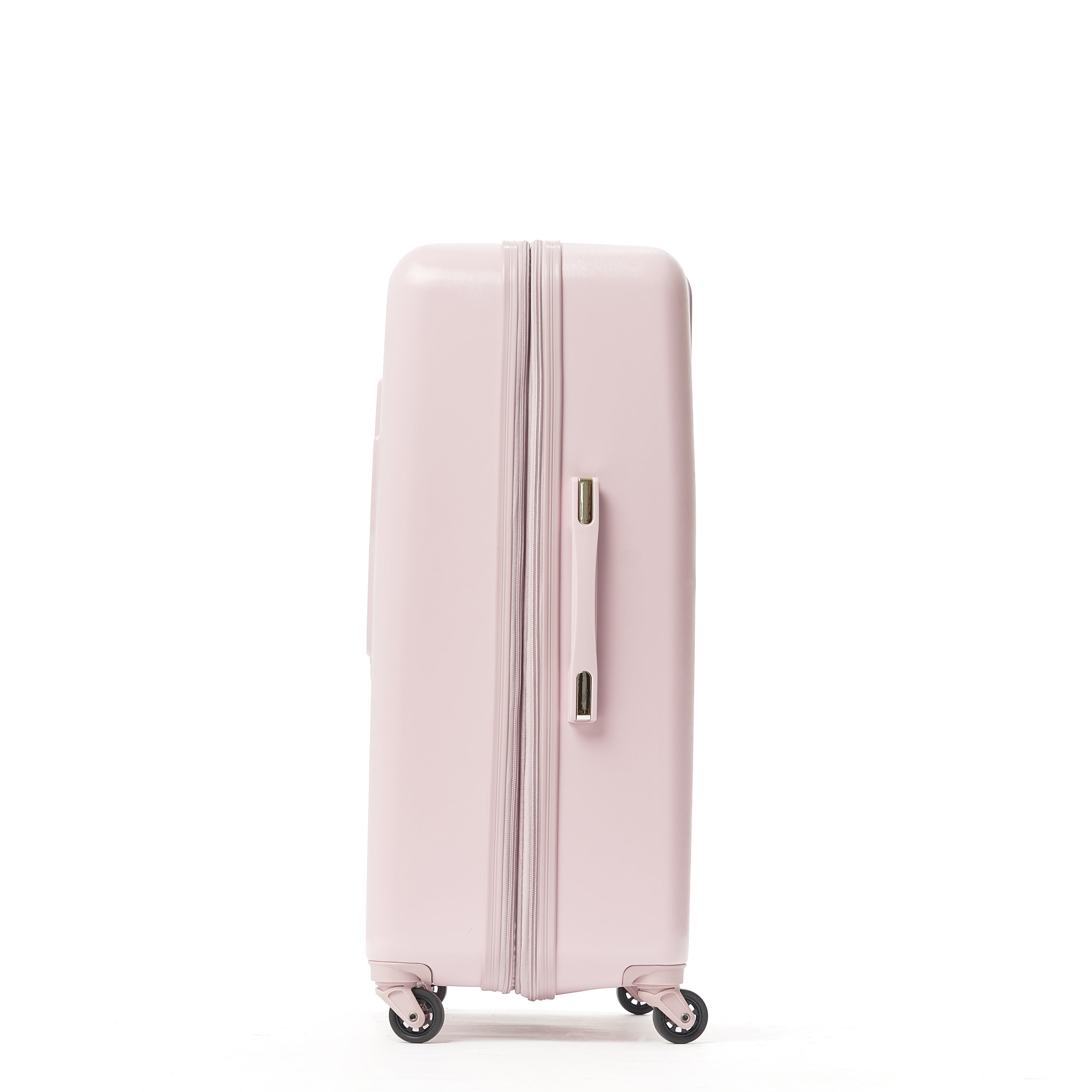 on vacay pink suitcase