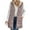 Pink, variant on Meichang Long Puffer Vests for Women Hooded Sherpa Jackets Zipper Fuzzy Fleece Lined Vests Coats Winter Casual Basic Pocket Outerwear Reversible Long Vests