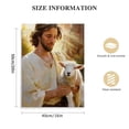 thumbnail image 2 of EastSmooth Jesus and Lamb Canvas Wall Art, Jesus and Lost Sheep Christian Pictures Wall Art, Lamb of God Christian Wall Art Decor for Living Room, Framed Religious Wall Art Prints Christian Posters, 2 of 5