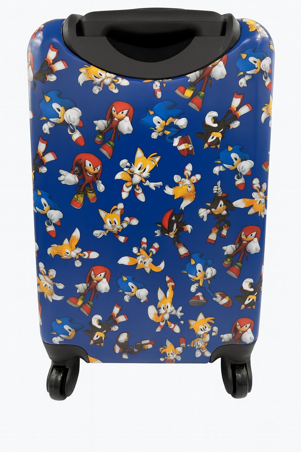 Sonic the Hedgehog Kids Luggage and Backpack Set - 18" Luggage Suitcase With Wheels, 13.75" Backpack