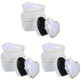 thumbnail image 3 of TAILTOSS Decorative Heart Shaped Box White Cardboard for Storage 3Sets, 3 of 8